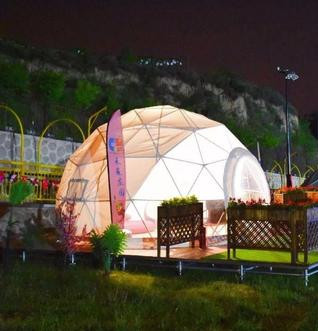 灵川河南球形帐篷-室外浪漫乐园